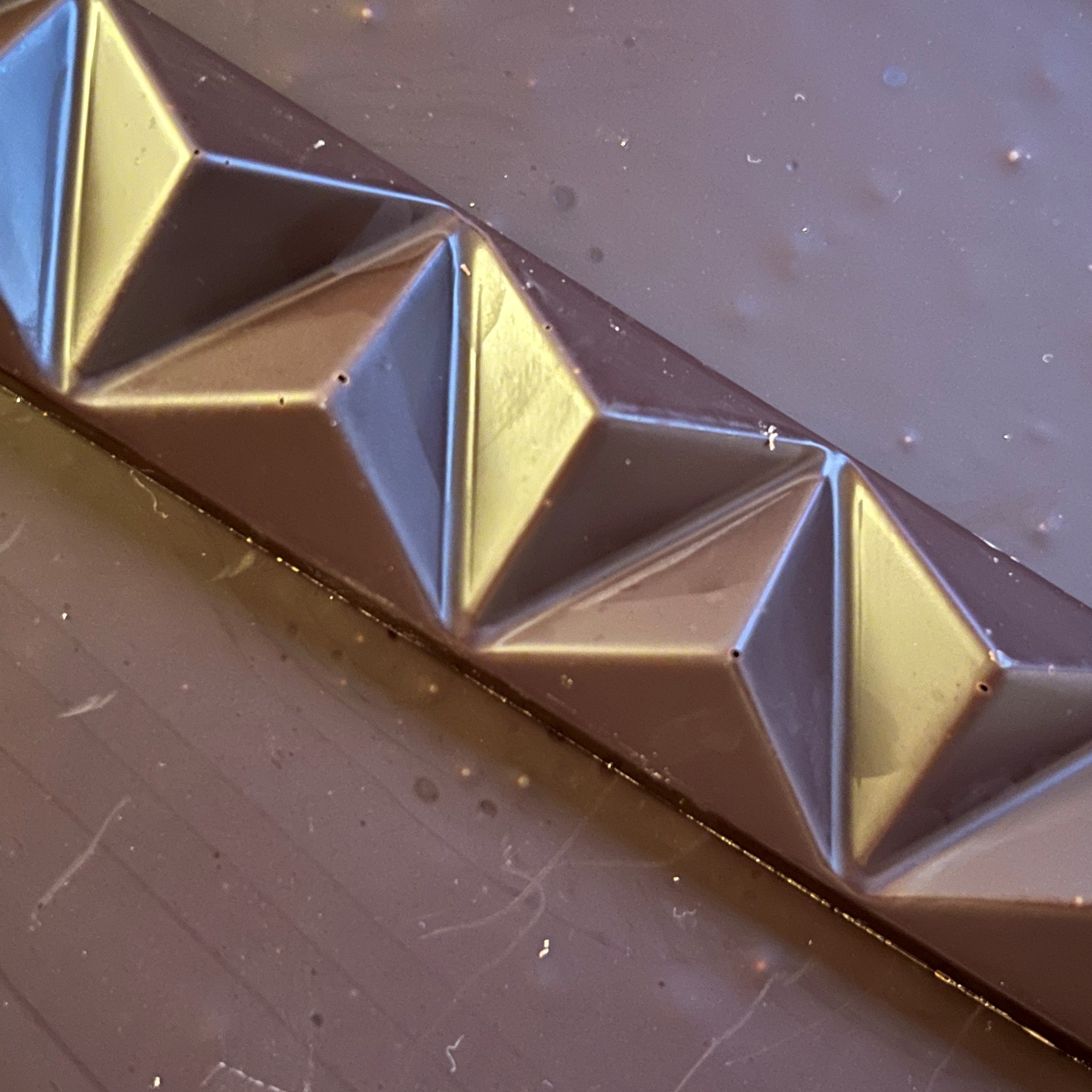 chocolate bar on top of chocolate